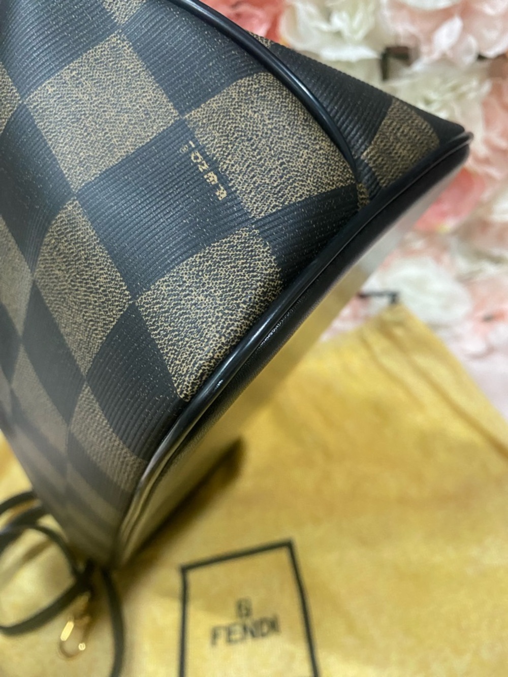 Fendi Pequin Check Dome Bag - Picture 3 of 10